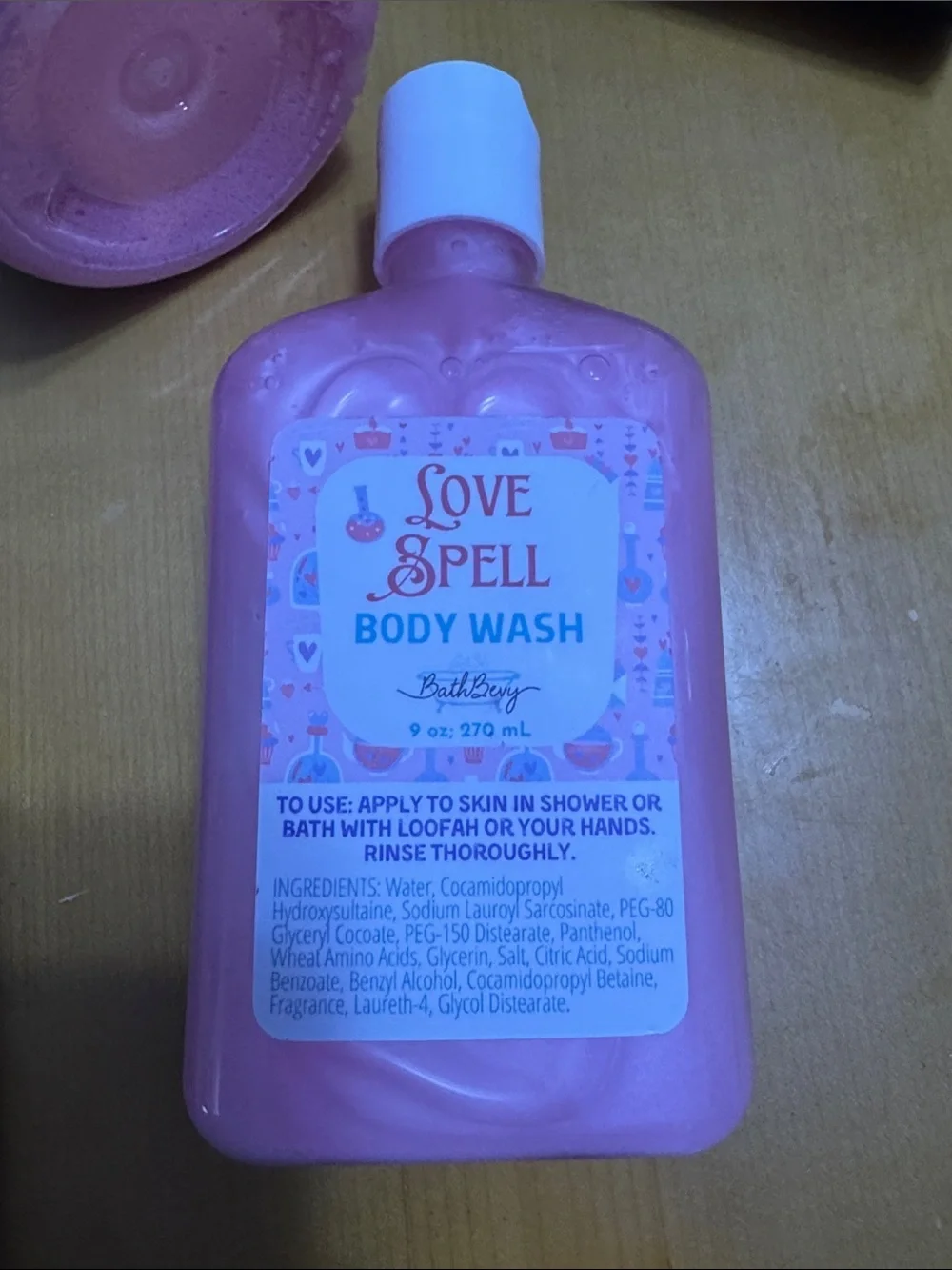 Love & Kisses Whipped Soap Scrub & Love Spell Body Wash - Pink